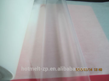 Hot melt adhesive film for label leather