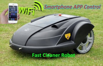 Wifi APP Smartphone Setting Robot lawn mower for sale, self-propelled robot lawn mower