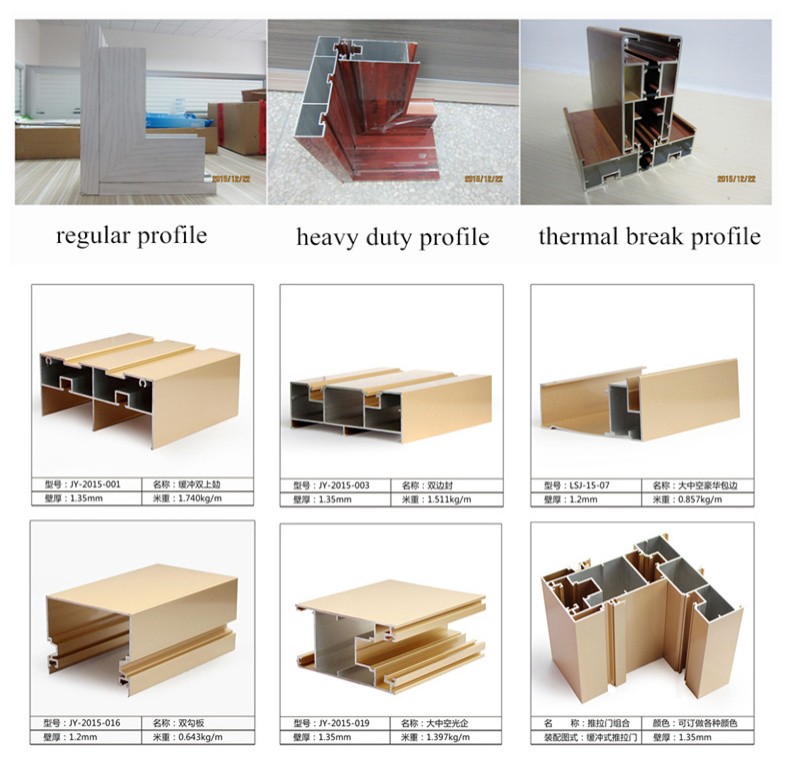 Used commercial glass modern entry doors designs aluminium frame cover waterproof french sliding door