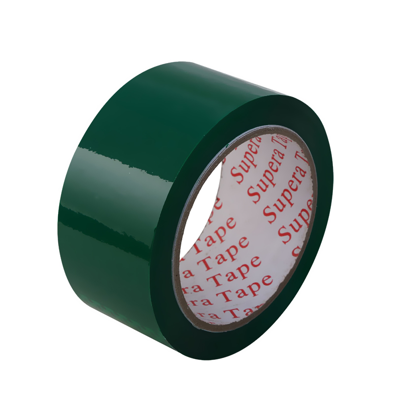 Green BOPP packing tape strong glue