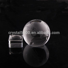 The newest crystal globe crystal glass tellurion globe ball
