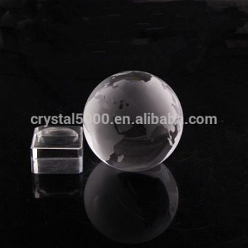 The newest crystal globe crystal glass tellurion globe ball
