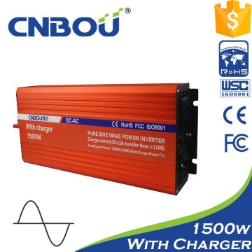 60HZ 24V 110V 1500W power inverter cahrger