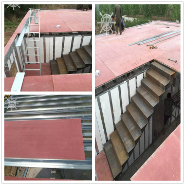 High Strength Fiberglass Fireproof 18mm MgO Floor Panel