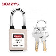BOZZYS Dust-Proof Keyed Alike Safety Padlock 38mm Steel Shackle for Industrial Lockout/Tagout