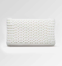 Curved and Waved Design Massage Particles Latex Pillow