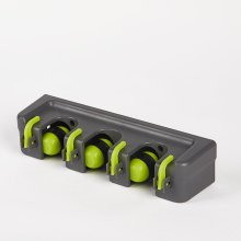 Multifunction Wall Mop Holder and Broom Hook - Rack Mount Utility