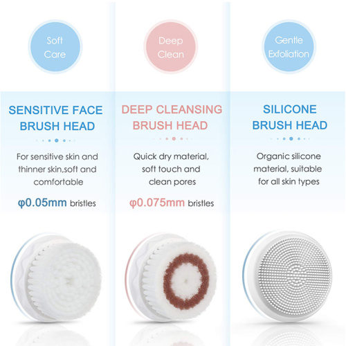 Escova de limpeza facial vibratória sônica Egg