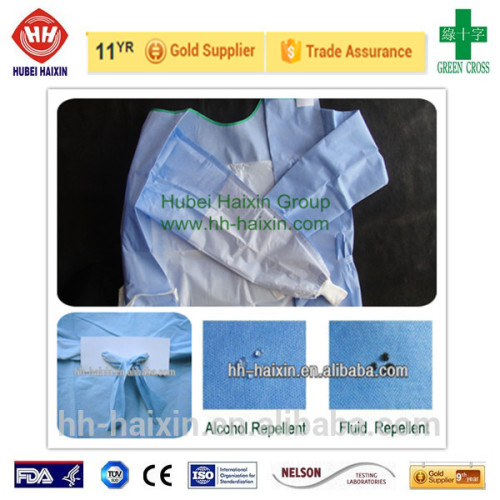 AAMI Level 3 Disposable Sterile Reinforced Surgery Gown