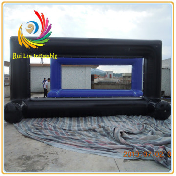 durable pvc absorbing Advertising inflatable movie screen
