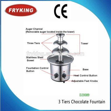 CE hot sell chocolate fountain machine best price