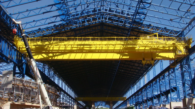 Double Girder Overhead Traveling Crane 60 Tons