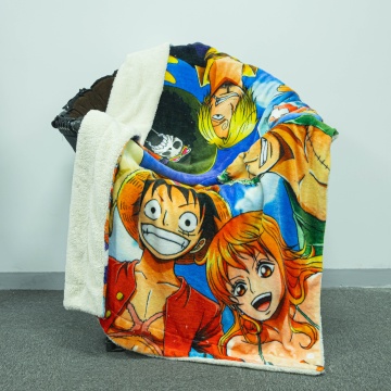 Personalized Wholesale Flannel Winter Bed Blankets and Custom Sherpa Throw Blankets