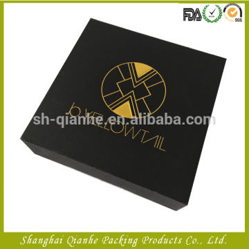 Black Hair Box For Hair Extension Packaging