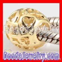 Gold European Heart Charms Bead?
