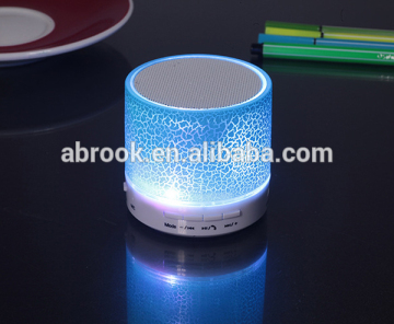 Hottest portable mini wireless led light bluetooth speaker