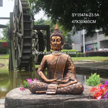 Sitting buddha bronze thai buddha statue for sale
