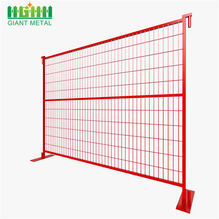 Different Colours of Pvc Coated Canada Temporary Fence