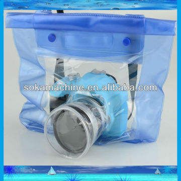 Blue Color PVC Camera Bag