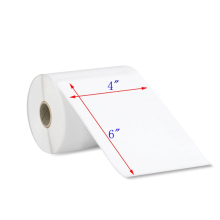 Zebra 4X6 Direct Thermal Shipping Labels Packaging rolls