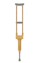 Ergonomic Telescopic Crutches for Young Elderly Mobility Aid