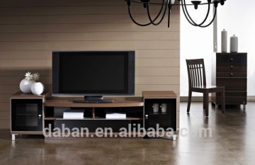 simple tv stand wood tv cabinet/white wash tv cabinet