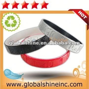 slap pvc bracelet