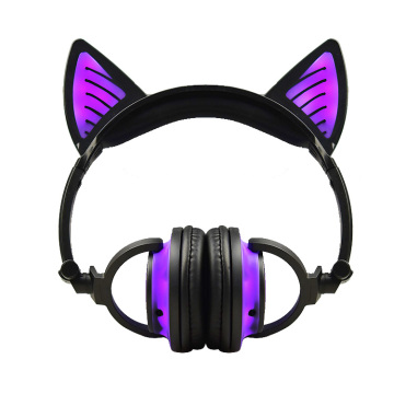 Auriculares de oreja de gato para regalo de Navidad