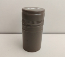 Non-refillable aluminum screw cap for bottle packaging