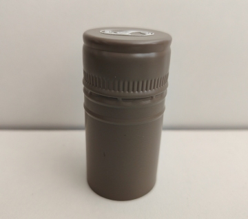 Non-refillable aluminum screw cap for bottle packaging