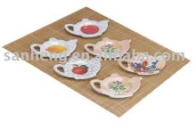 melamine tea bag stand