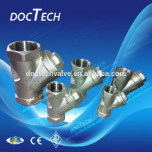 Mini 3/8"-4" DN6-DN 50 aço inoxidável CF8/CF8M filtro/coador feito em China