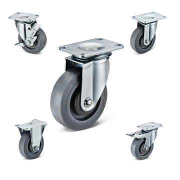 Swivel Caster พร้อมล้อเบรก TPR ทั้งหมด