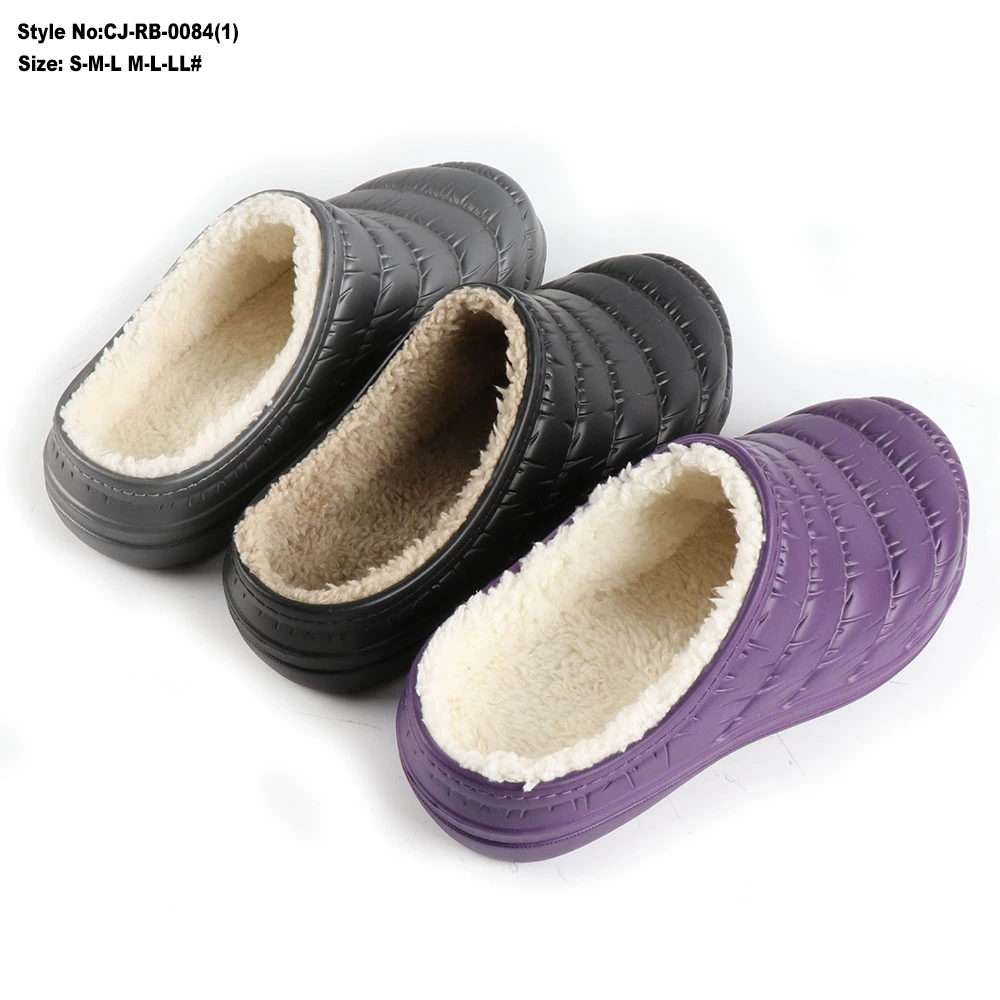 New Style Warm Homeuse Shoes EVA Fur Winter Clog