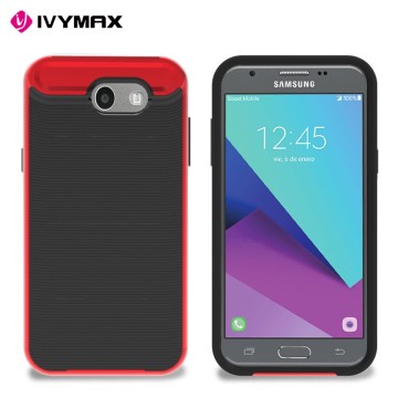 Top selling aluminimum textured grip shockproof phone case for Samsung J3 2017/J3 emerge