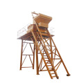 Large construction equipment electric concrete mixer