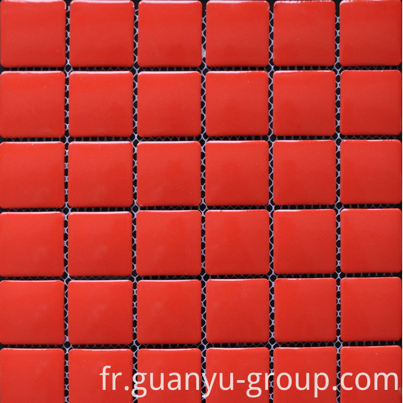 Chine Carrelage Mosaique En Porcelaine De Couleur Pure Fabricants