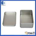 Pain Silver Rectangular Metal Packaging