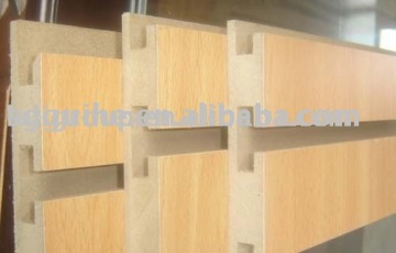 Slotted MDF