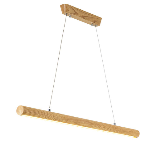 Lampes à suspension LEDER Slim en bois