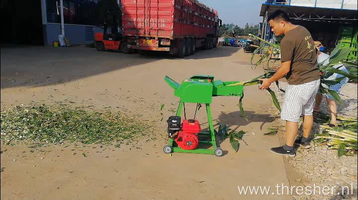 Wet And Dry Gasoline Chaff Cutter Machine