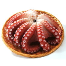 flower typed frozen octopus whole cleaned