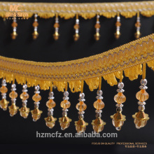 China fabric tassel fringe trims for curtain decorative