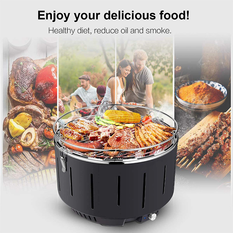 Tabletop Smokeless Charcoal Grill Lotus Grill