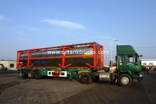 Iso Stainless Steel 40ft Liquid Tank Shipping Container / Lpg Storage Tanks