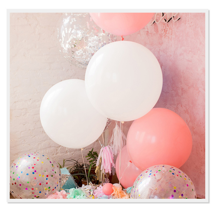 36inch Solid Color Perfect Round Shape Giant Latex Balloons For Wedding Party Decorations