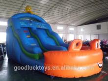 Outdoor Commercial Octopus Theme Inflatable Giant Slide for sale