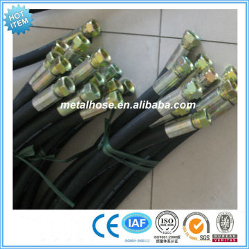 hydraulic fuel hose fitting assembly