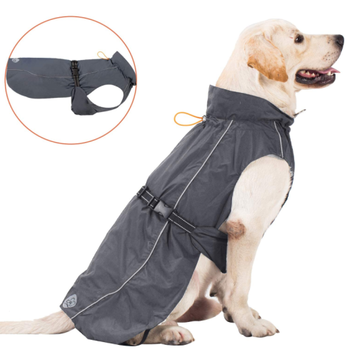 Anjing Jaket Waterproof Dog Raincoat