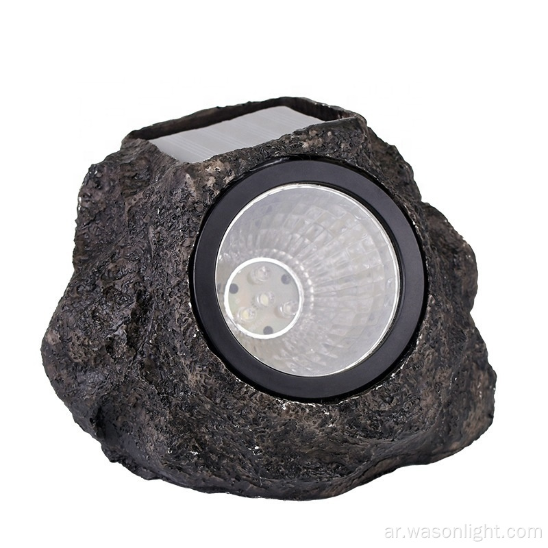 WASON Solar Rock Light في الهواء الطلق حديقة مزخرفة مضاد للماء LED SOLAR GARDEN GARDEN STONE LIGH